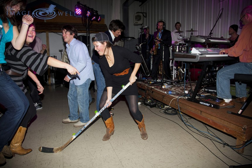 2010 Jackson Hole Womens Hockey Fundraising Calendar Party 0163